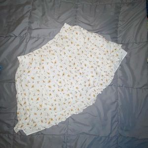 Forever 21 Floral Print Mini Skirt